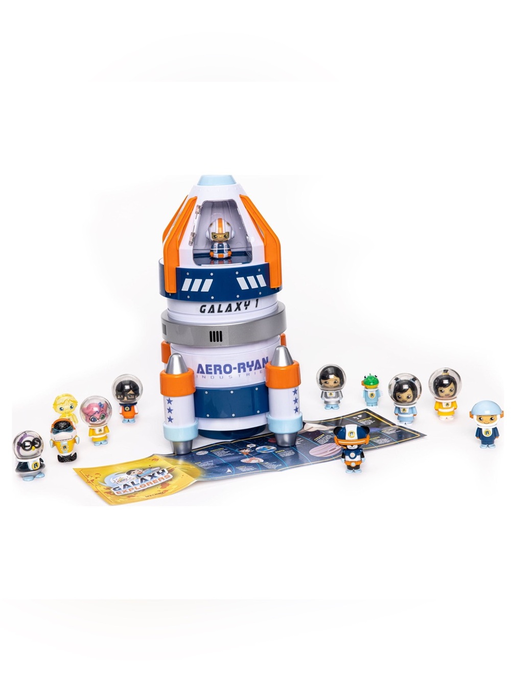 Ryan's World Galaxy Explorers Play Set Includes 12 Figurines